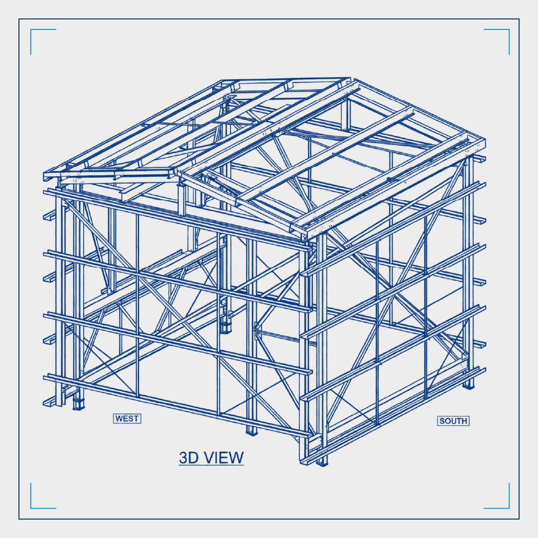 3D structural steelwork model